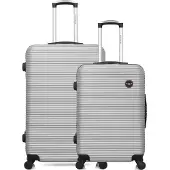 BlueStar - Lot de 2 Valise grand format et valise weekend LONDON -
