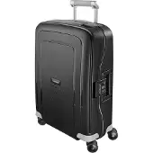 OEM Valise à roulettes en plastique, 55 cm, 34 L, noire