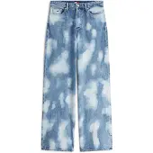 Tommy Hilfiger Jean 'Claire -dye High Rise Wide Leg' bleu ciel / bleu denim / blanc