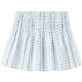 MANGO TEENS Jupe 'BLAUF' bleu clair / bleu foncé / blanc