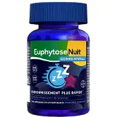 Bayer Euphytose Nuit 1mg de Mélatonine 30 gommes