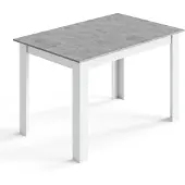 Mondeer Table à manger , 120 x 80 x 75 cm, gris