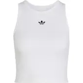 Adidas Originals Essentials Rib Sleeveless T-shirt Blanc M Femme
