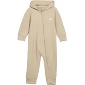 Adidas Originals Regular Hooded Winterized Rib Onesie Long Sleeve Jumpsuit Beige 12-24 Months Enfants