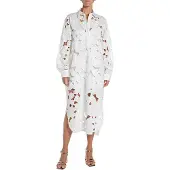 Replay W9244 .000.52882 Long Sleeve Long Dress Blanc S Femme