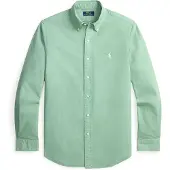 Ralph Lauren pour homme. 710805564514 Chemise oxford teinte Custom Fit verte (M), Casuel, Coton, Manche longue