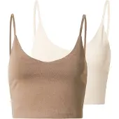 STUDIO SELECT Haut 'Caren' beige clair / marron