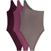 The Set Maillot de bain taupe / fuchsia / magenta