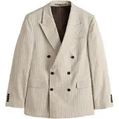 Next Veste de costume beige / gris