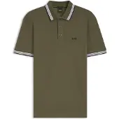 BOSS Paddy 10241663 Green Short Sleeve Polo Vert L Homme