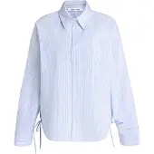 Samsøe & Samsøe Chemisier 'Sarita' bleu clair / blanc