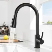 OEM Robinet de cuisine noir avec douchette à 3 jets