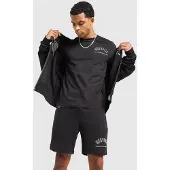 Hoodrich Ensemble T-shirt et short Chromatic - Noir, Noir