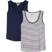 Love & roses Haut bleu marine / blanc