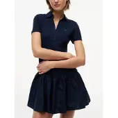 Tommy Hilfiger Robe 'Slim Mini' bleu foncé
