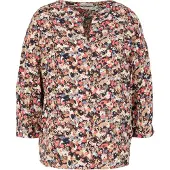 Tom Tailor 1032576 3/4 Sleeve Blouse Marron 36 Femme