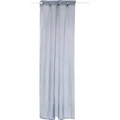 Atmosphera Voilage Moly - 135 X 240 Cm - Gris Clair