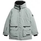Superdry Femme Parka Rembourrée City Gris Clair Taille: 34