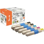 Peach Multipack plus compatible avec oki 44469803, 44469704, 44469705, 44469706 kompatible toner+tinte pt616