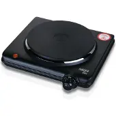Haeger Hp-01b.012a Portable Electric Cooking Plate 1500w Argenté One Size / EU Plug 220V