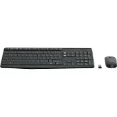 Logitech Mk235 Wireless Keyboard And Mouse Spanish Noir