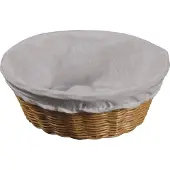 Kesper Corbeille à Pain 24x24x9cm En Plastique Avec Doublure, Stockage du pain, Marron