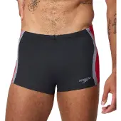 Speedo Solid Splice Swimming Boxer Noir UK 40 Homme