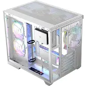 Modecom Volcano Panorama Apex Argb 7f Pc Tower Case Blanc