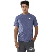 Nike Heather Short Sleeve T-shirt Gris S Homme