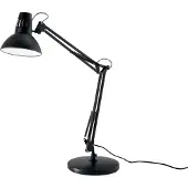 FANEUROPE Lampe de table ARTIFEX réglable en métal noir