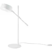 FANEUROPE Lampe de table EIFFEL en métal blanc avec point lumineux réglable