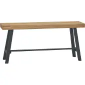 Syfax Banc 110 cm Bois massif de teck