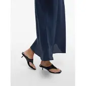 Vila Ellette Midi Skirt Bleu 34 Femme
