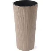 Lamela Flowerpot Lilia 879-85, plastic, Ø 29.5 cm, brown (29.50 x 57 cm)