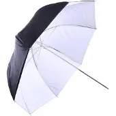 Falcon Eyes Flash parapluie UR-48WB Blanc /Noir 100 cm
