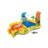 Intex Inflatable Dinosaur Play Centre Multicolore