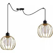 Light hom Plafonnier Lustre Golden Spider Loft