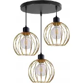 Light hom Plafonnier Suspension Lustre doré Abat-jour LOFT