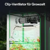 VIVOSUN Ventilateur à clip AeroWave E6 Blanc