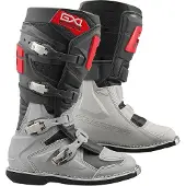 Gaerne GX-1 Goodyear, bottes ,Gris Foncé/Gris/Rouge ,47 EU