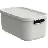 Rotho Décoration boîte de rangement Albula Light 12 L gui blanc