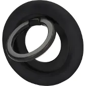 Mobiparts MagSafe Ring with Standfunction Matt Black, Téléphone portable : accessoires, Noir