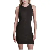 DKNY Dw9500818 Sleeveless Short Dress Noir L Femme