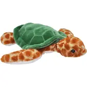 Wild republic Tortue en peluche Ecokins junior 30 cm, marron/vert