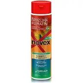 Novex Brazilian Keratin Shampoo Shampooing fortifiant pour cheveux secs et abîmés 300 ml