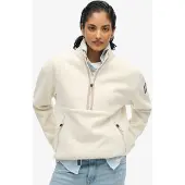 Superdry Active Half Zip Sweatshirt Beige 2XS Femme