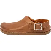 Art unisex. 120241123003_023 Sabots en cuir 2024 Kassel marron (44), Plat, Boucle, Casuel
