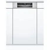 Bosch Série 6 Lave-vaisselle semi-intégré, acier inoxydable SPI6ZMS35E Largeur 45 cm, hauteur 82 cm