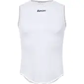 Santini Lieve Sleeveless Base Layer Blanc XS Homme