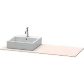 Duravit Console XSquare, 1 découpe à gauche, 1400x16x550mm, XS060GL8383